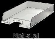 Pojemniki biurowe - Esselte PÓŁKA NA DOKUMENTY EUROPOST PRZEZROCZYSTA BEZBARWNA - miniaturka - grafika 1