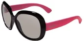 Okulary 3D - EX3D 1013 filtr polaryzacyjny okulary Junior Girls Czarny/różowy 00109836 - miniaturka - grafika 1