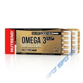 Witaminy i minerały dla sportowców - Nutrend Omega 3 Plus 120Softgel Caps - miniaturka - grafika 1