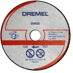 Dremel Tarcza tnąca do metalu i plastiku (DSM510) 2615S510JA - Materiały ścierne - miniaturka - grafika 5