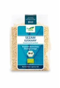 Bio Planet SERIA NIEBIESKA SEZAM BIAŁY ŁUSKANY BIO 250 g - Nasiona na kiełki - miniaturka - grafika 2