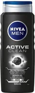 Żele pod prysznic dla mężczyzn - Nivea Active Clean Żel pod prysznic 500ml - miniaturka - grafika 1