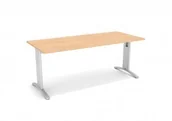 Biurka - WUTEH S.A. Biurko biurowe Flex-R FL-29R 180x80) - miniaturka - grafika 1