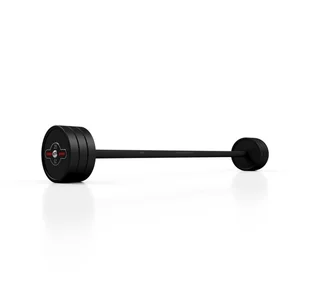 Marbo Sport Sztanga gumowana prosta 25 kg czarna MW-SG-25-K4 - Sztangi - miniaturka - grafika 3