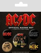 Akcesoria i dodatki do ubrań dla dzieci - Pyramid Posters AC/DC (Logo) - przypinki BP80494 - miniaturka - grafika 1