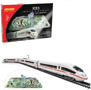 Mehano Zestaw Startowy: ICE 3 With Layout - Samochody i pojazdy dla dzieci - miniaturka - grafika 3