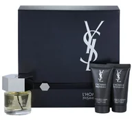 Balsamy po goleniu - Yves Saint Laurent L´Homme woda toaletowa 60 ml + żel pod prysznic 50 ml + balsam po goleniu 50 ml - miniaturka - grafika 1