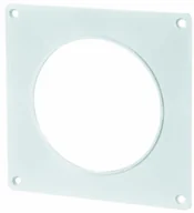 Wentylatory przemysłowe - Vents Kołnierz przyścienny 125 mm biały - miniaturka - grafika 1