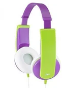 Słuchawki - JVC HA-KD5-VE Fioletowo-zielone - miniaturka - grafika 1