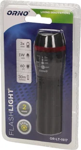 ORNO 01. Polska Latarka 1 LED z zoom OR-LT-1517 - 2 tryby pracy OR-LT-1517 - Latarki ORNO 01. Polska Latarka 1 LED z zoom OR-LT-1517 - 2 tryby pracy OR-LT-1517 - Latarki - miniaturka - grafika 3