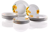 Talerze - Banquet Sunny 18-częściowy zestaw talerzy - miniaturka - grafika 1