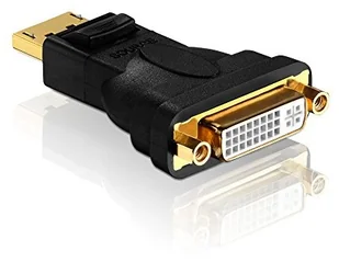 Purelink PI160 PureInstall adapter wtyczka DisplayPort (20-pin) na gniazdo DVI-D (18+1) Single Link PI160 - Adaptery i przejściówki - miniaturka - grafika 2