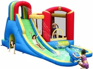 Place zabaw - Happy Hop Dmuchana Zjeżdżalnia Wodna z Armatką 9047 - miniaturka - grafika 1