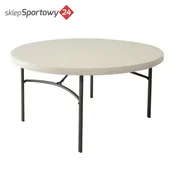 Stoły ogrodowe - LIFETIME STÓŁ SKŁADANY OKRĄGŁY 152 CM MIGDAŁ 80121 / - miniaturka - grafika 1