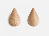 Wieszaki i stojaki - Normann Copenhagen Haczyk Dropit Mały (2sz) drewniany 331540 - miniaturka - grafika 1