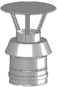 Kominy i akcesoria - Jeremias zakończenie pionowe fi 80/125 (Wywiewka) TWIN35B080/125 - miniaturka - grafika 1