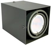 Oprawy, klosze i abażury - Milagro BLOCCO oprawa natynkowa 7W 560lm szary 835 - miniaturka - grafika 1