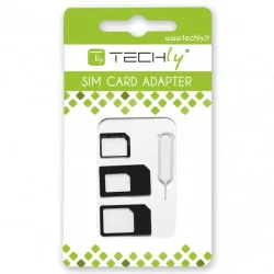 Techly Adapter karty SIM, nano-SIM, Micro-SIM - Pozostałe akcesoria do telefonów - miniaturka - grafika 2