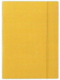 Donau Teczka Z GUMKĄ A4 POMARAŃCZOWY KRATKA FEP12 - Teczki i skoroszyty - miniaturka - grafika 2