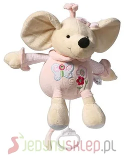 BabyOno Pozytywka welurowa Myszka 0m+ - Pozytywki dla dzieci - miniaturka - grafika 2