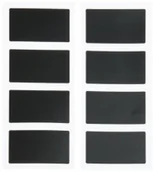 Tablice i flipcharty - SECURIT Naklejki kredowe tabliczki prostokątne 8 szt SECURIT CS-RECT-8 - miniaturka - grafika 1