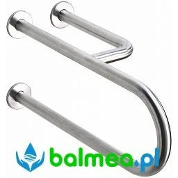 Faneco Poręcz stała dla niepełnosprawnych 3 podporowa prawa 550 mm SN M S32UUP5, - Wyposażenie miejsc publicznych - miniaturka - grafika 2