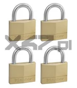 Kłódki - Master Lock Yale 140EURQNOP Zestaw czterech kłódek otwieranych jednym kluczem - miniaturka - grafika 1