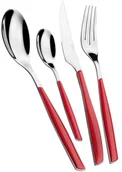 Zestawy sztućców - Bugatti Italy Sztućce Casa GLAMOUR - 24 elementy dla 6 osób (CZERWONE) GL3U-021G50 - miniaturka - grafika 1