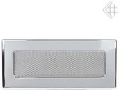 Akcesoria kominkowe - Kratki.pl Kratka kominkowa wentylacyjna powlekana niklowana 11x32 6674-898A9_201 - miniaturka - grafika 1