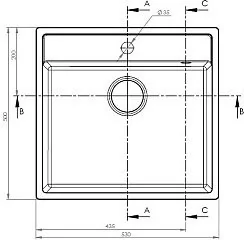 Pyramis Camea 070007801 - Zlewozmywaki - miniaturka - grafika 2