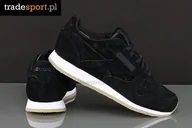 Buty sportowe damskie - Reebok CL Leather Crepe Neutr AR0986 czarny - miniaturka - grafika 1