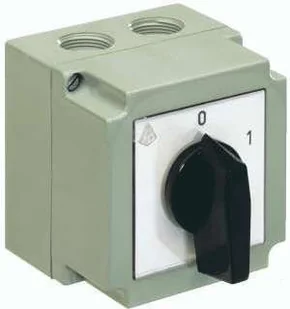 Apator SA 4G25-90-PK łącznik krzywkowy 25A, 1-biegunowy, 0-1, w obudowie IP44 - Inne akcesoria elektryczne - miniaturka - grafika 2