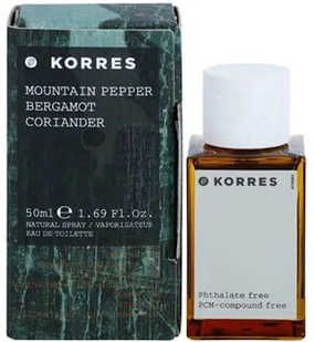 Korres Górski Pieprz / Bergamotka / Kolendra woda toaletowa 50ml - Wody i perfumy damskie - miniaturka - grafika 2