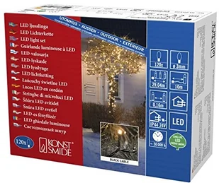 Konstsmide Lampki choinkowe  łańcuch świetlny 120 led 19,04 metra ciepła biel twm_468129 - Oświetlenie świąteczne - miniaturka - grafika 2