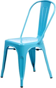 Fotel biurowy, krzesło biurowe D2.Design Krzesło Paris niebieskie inspirowane Tol ix 41317 - Fotele i krzesła biurowe - miniaturka - grafika 2