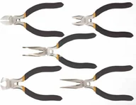 Kombinerki i obcęgi - Topex Komplet szczypiec precyzyjnych 5 sztuk 32D755 - miniaturka - grafika 1