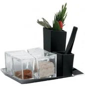 Pojemniki na przyprawy - Alessi Zestaw do soli Cum Grano Salis GAA03 SET - miniaturka - grafika 1