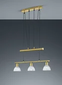 Lampy sufitowe - Trio LEVISTO lampa wisząca LED Mosiądz, 3-punktowe 371010308 - miniaturka - grafika 1