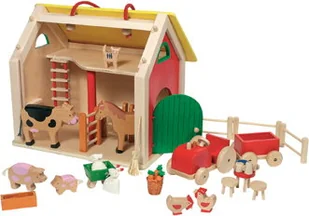 Goki Stodoła w walizce z akcesoriami - Figurki dla dzieci - miniaturka - grafika 4