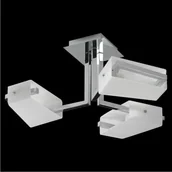 Lampy sufitowe - Luxera Żyrandol Nowoczesny PLAFON 3pł RONDA 1595 - miniaturka - grafika 1