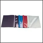 Okładki do laminatorów i bindownic - Opus O.SOFTCLEAR A 10mm bordowa 10 szt. - miniaturka - grafika 1