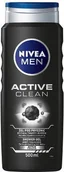 Żele pod prysznic dla mężczyzn - Nivea Active Clean Żel pod prysznic 500ml - miniaturka - grafika 1