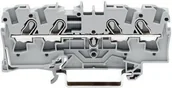 Kostki, złączki, wtyczki - Wago Terminal przelotowy 4-przewodowy Szary 0,5 - 4 mm2 - miniaturka - grafika 1