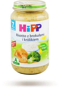 HiPP Risotto z brokułami i królikiem 220g - Dania dla dzieci - miniaturka - grafika 2
