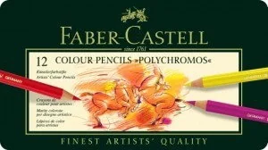 FABER CASTELL Kredki ołówkowe 12kol Polychromos metalowe opakowanie Faber Castell FC110012 - Przybory szkolne - miniaturka - grafika 2