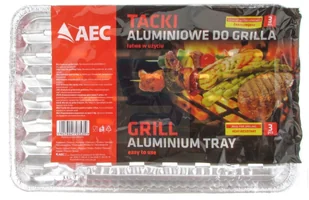 AKU Piknik Tacki do grilla 3szt. - Naczynia i sztućce jednorazowe - miniaturka - grafika 2