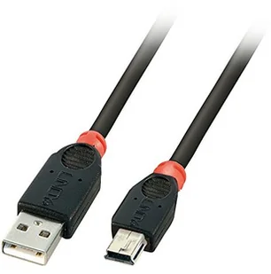 Lindy Kabel USB USB 2.0 Kabel A/Mini-B schwarz 2m Typ A/Mini-B 41793 - Kable USB - miniaturka - grafika 2