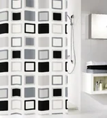 Zasłony prysznicowe - Kleine Wolke Zasłona - Clipper Antrazit 5209901305 - miniaturka - grafika 1