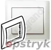 Klawisze i ramki - Legrand SISTENA LIFE Ramka PEARL pojedyncza 771501 - miniaturka - grafika 1