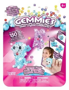 Tm Toys Gemmies Zestaw Tematyczny Kryształowe Robaczki 150 Koralików CZ9616 - Zabawki kreatywne - miniaturka - grafika 2